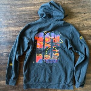Rare ADIDAS Los Angeles L.A. Music Pack Embroidered Hoodie in black-men’s medium